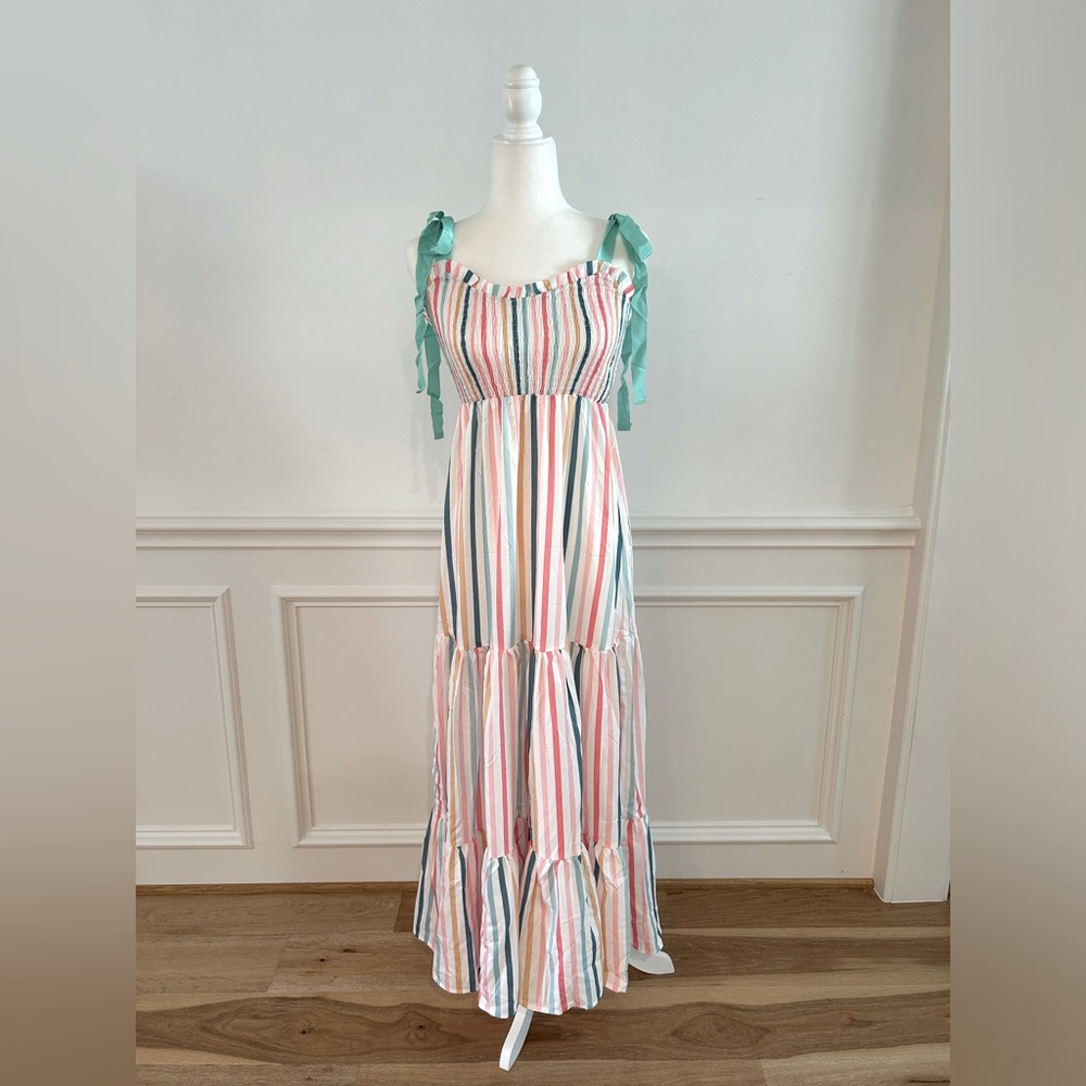 Rainbow Maxi Dress Size Small/Medium new condition